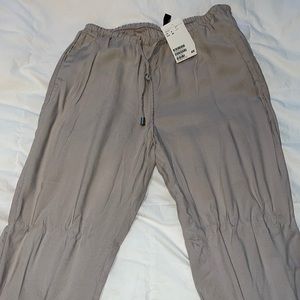 Cuffed Champagne Trouser